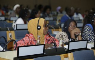 Africa Youth Conference in plenary | | La Conférence de la jeunesse en Afrique en plénière