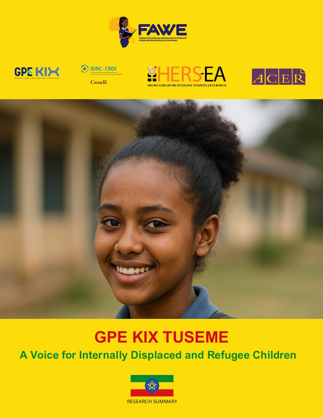 Tuseme clubs in Ethiopian mainstream school settings: A research summary