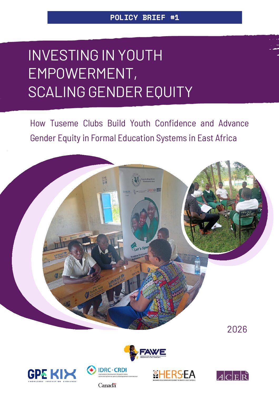 Tuseme Clubs in East Africa: Building Youth Confidence and Advancing Gender Equity in Formal Education